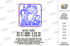 Funny Coaster Laser Cut. Funny Quote. Drink Coaster SVG Product Image 2