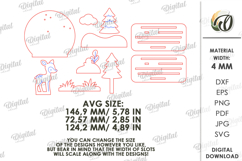 Kids Led Stand Laser Cut. Stand Decor SVG Product Image 2