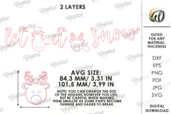 Christmas Banner Laser Cut. Christmas Garland SVG Product Image 2