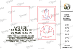 Monster decor Bundle Laser Cut. Cute Monster Wall Decor SVG Product Image 3