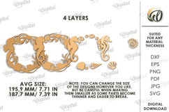 Summer Wreath Laser Cut. Summer Decor SVG Product Image 2