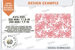 Wood Placemat Laser Cut. Home Decor. Wood Coasters SVG Product Image 2
