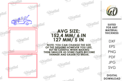 3D Wedding guest fingerprint sign Laser Cut Product Image 2