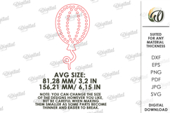 Kids Macrame Decor Laser Cut. Kids Room Wall Decor SVG Product Image 3