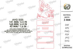 Fairy Light Stand Laser Cut. Lightbox. Led Light Lamp SVG Product Image 2