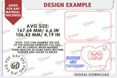 Love Message Note Holders Laser Cut Bundle. Love SVG Product Image 10