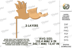 Mardi Gras Photo Booth Prop Lasercut. Mardi Gras Hat SVG Product Image 2