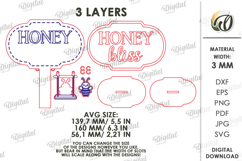 3D Bee Stand Laser Cut. Home Decor. Stand Decor SVG Product Image 2