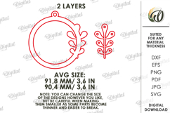Macrame Christmas Tree Ornament Laser Cut. Christmas SVG Product Image 2