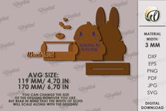 3D Christmas Character Lasercut. Christmas Decor SVG Product Image 2