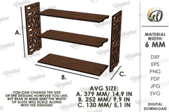 Kitchen Organizer Laser cut. Kitchen Decor SVG Product Image 2