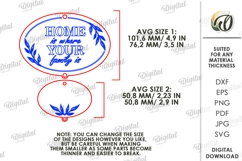 Personalized Family Wall Sign Laser Cut. Home Wall Decor DVG Product Image 2