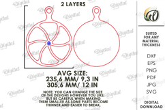 Kitchen Serving Snack Tray Laser Cut. Treat Board SVG Product Image 2