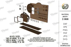 Business Sign Laser Cut. Standing Decor. Review SIgn SVG Product Image 2