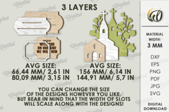 Christian Stand Decor Bundle Laser Cut. Christian Decoration Product Image 9