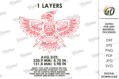 Native American Sign Laser Cut. Wall Decor SVG Product Image 2