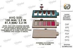 Valentine's Day Gift Ornament Laser Cut. Valentine Gift SVG Product Image 2