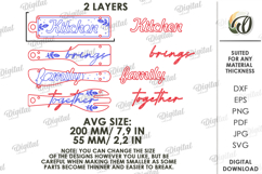 3D Rustic Wall Decor Laser Cut. Wall Hanger SVG Product Image 2