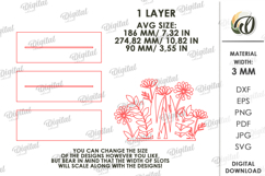 Flower Stand Laser Cut. Home Decor. Stand Decor SVG Product Image 2