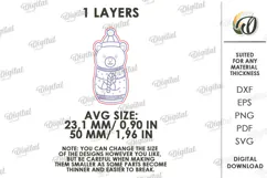 Christmas Animal Clothespin Magnets Laser Cut. Christmas SVG Product Image 3