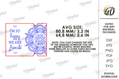 Family Bracelet Holder Bundle Laser Cut. Family And Friends Product Image 9