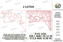 Christmas Mirror Decor Laser Cut. Christmas Decor SVG Product Image 2
