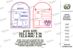Personalized First Day of Kindergarten Sign Laser Cut Product Image 2