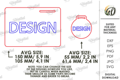 Christmas Medal with Greeting Card Laser Cut. Christmas SVG Product Image 2