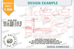 3D Easter Truck Laser Cut. 3D Pickup Truck SVG Product Image 6