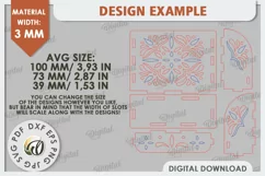 Business Card Holder Laser Cut Design. Wood Organizer SVG Product Image 3