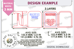 Grandparents Puzzle Frame Laser Cut. 3D Family Frames SVG Product Image 2