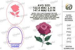3D Embroidery Sign Laser Cut. Embroidery Pattern SVG Product Image 2