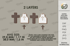 Interchangeable Christian Stand Laser Cut. Religious decor Product Image 12