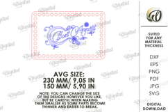 Crochet Basket Tray Base Laser Cut. Crochet Base SVG Product Image 2