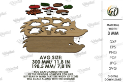 Wooden Puzzle Toy Laser Cut. Kids Montessori Toy SVG Product Image 2