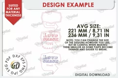 Love Shack Door Sign Laser Cut. Valentine Sign SVG Product Image 3
