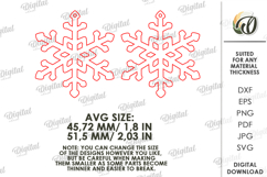 Christmas Earrings Laser Cut. Christmas Drop Earrings SVG Product Image 2