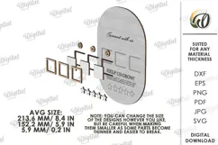 Business Sign Laser Cut. Wall Decor. Review Sign SVG Product Image 2