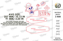 Halloween Character Shelf Sitter Laser Cut. Stand decor SVG Product Image 2