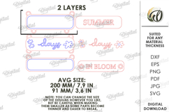 3D Summer Wall Decor Laser Cut. Summer days in bloom SVG Product Image 2