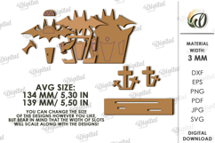 Halloween House Laser Cut. Stand decor SVG Product Image 2
