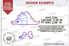 Crocodile Funny Decor Laser Cut. Cute Animal. Shelf Sitter Product Image 2