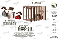 3D Family Home Decor Laser Cut. Stand Decor SVG Product Image 2