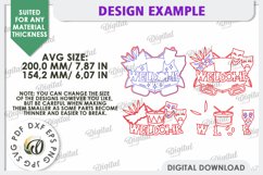 Mardi Gras Welcome Signs Laser Cut Bundle. Mardi Gras Decor Product Image 11
