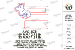Badge with name window Laser cut. Name Tag SVG Product Image 2