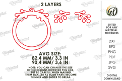 Macrame Christmas Tree Ornament Laser Cut. Christmas SVG Product Image 2