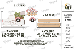 3D Easter Stand Laser Cut. Easter Stand Decor SVG Product Image 2