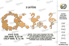 Summer Wreath Laser Cut. Summer Decor SVG Product Image 2