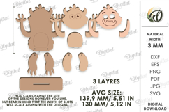 Monster Shelf Sitter Laser Cut. Kids SVG Product Image 2
