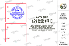 3D Mini Notepad Laser Cut. Tiny Notebook Cover SVG Product Image 2